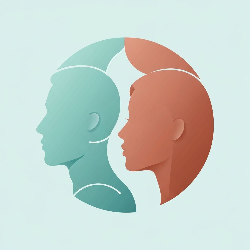 Psychological balance illustration